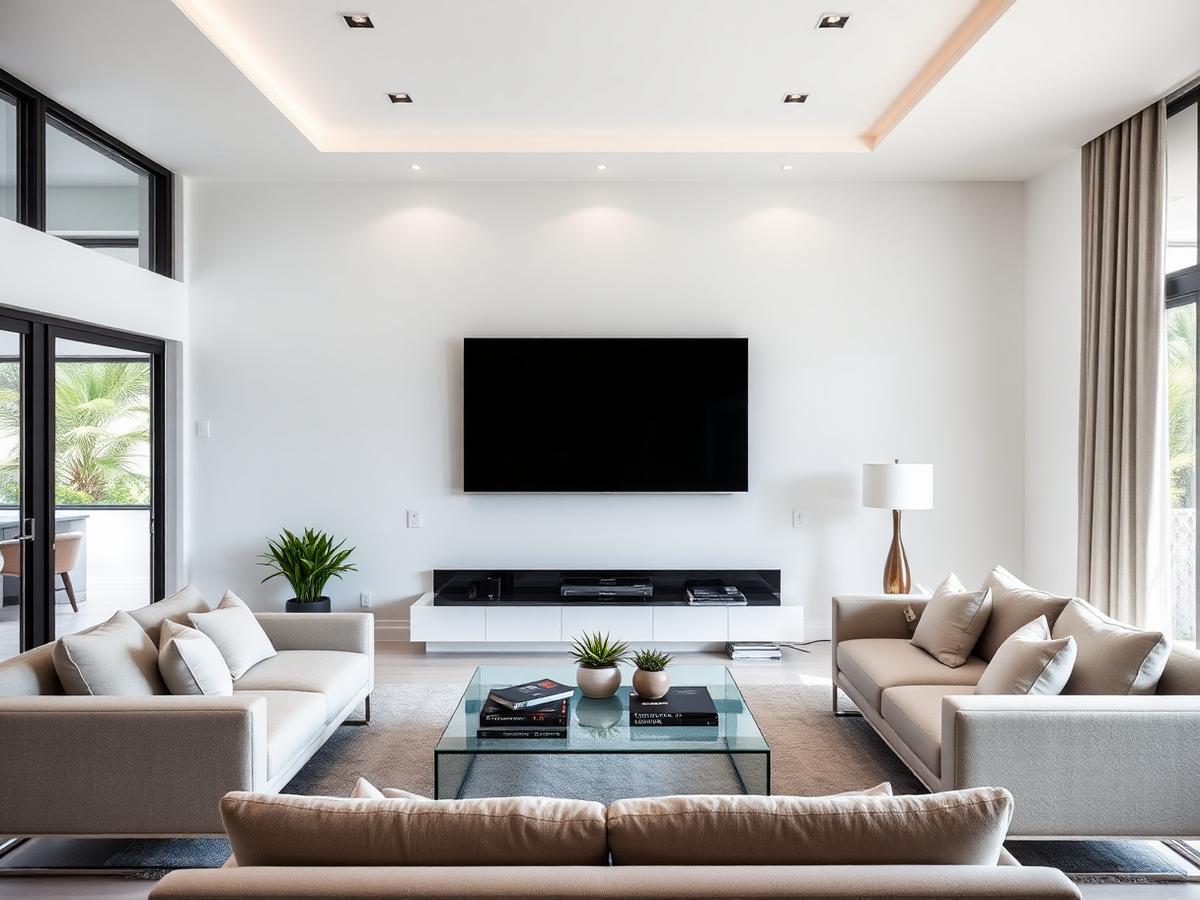 Living Room TV Wall Mount — Miramar, FL